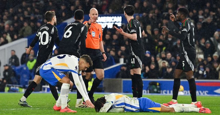 Penalty controversé - Arsenal tenu en échec par Brighton