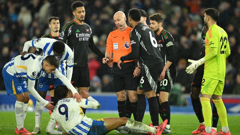 Penalty controversé - Brighton égalise contre Arsenal grâce à VAR