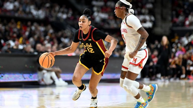 USC inflige sa première défaite à Maryland en basketball féminin