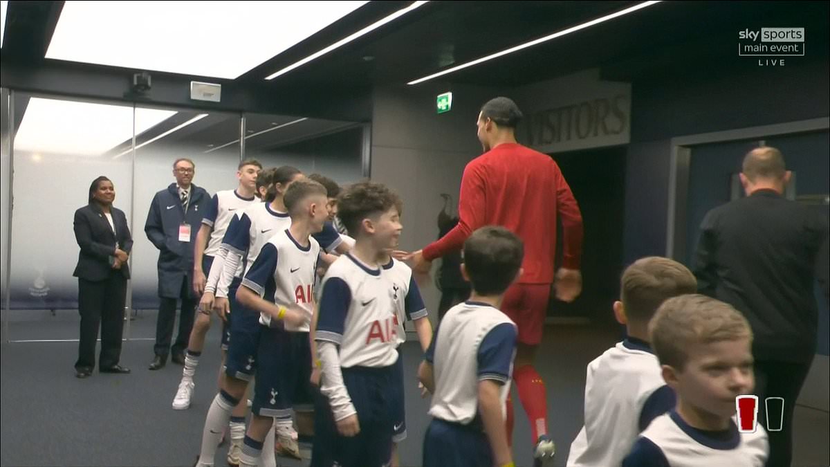 Un mascotte de Tottenham fait un appel à Van Dijk de Liverpool