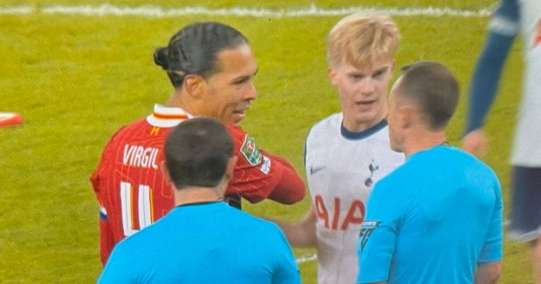 Virgil van Dijk dénonce l-arbitre après la défaite de Liverpool