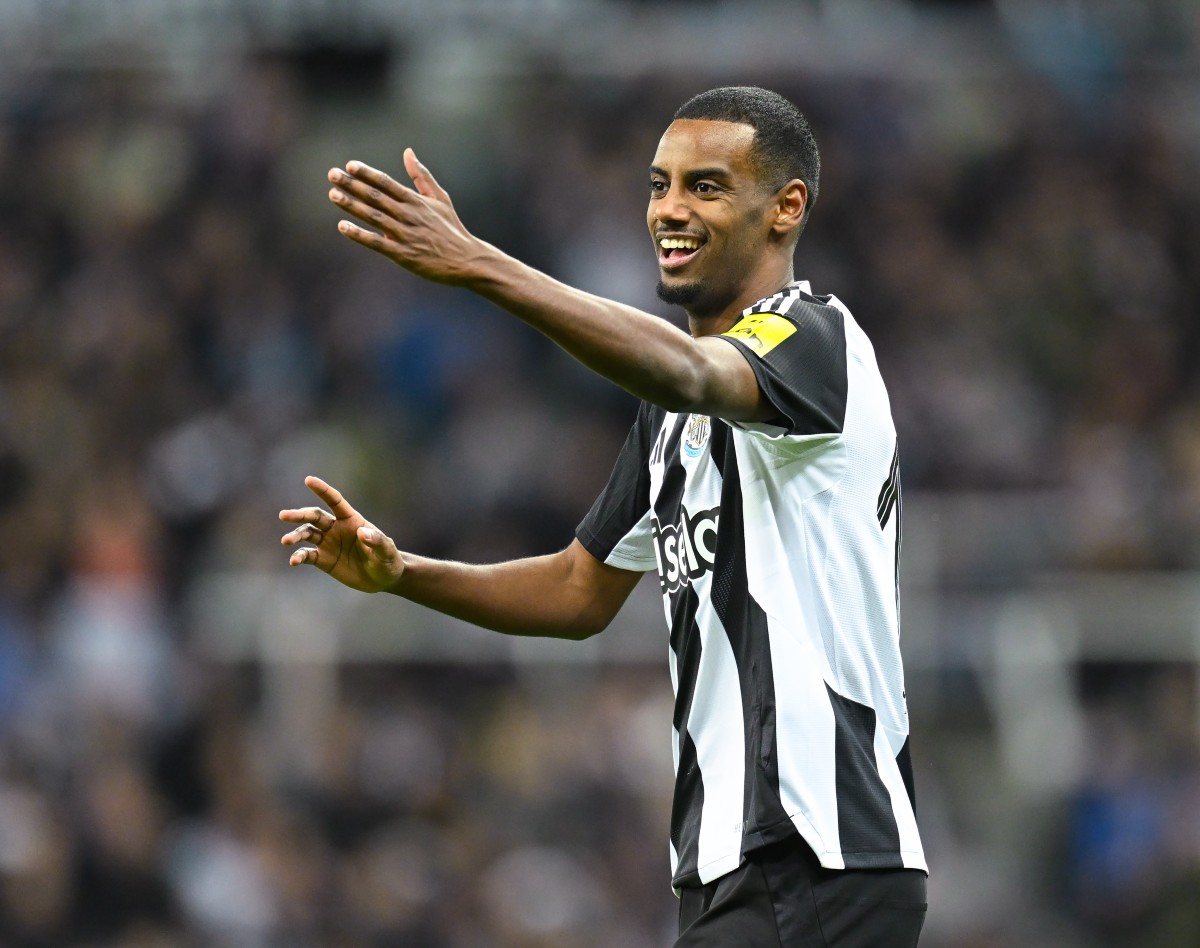 Alexander Isak en action pour Newcastle