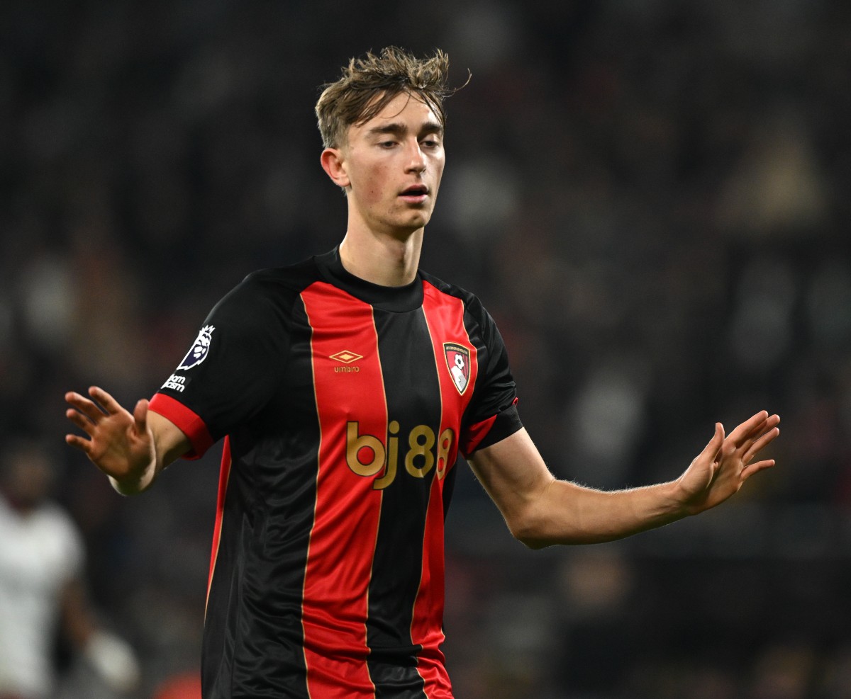 Dean Huijsen en action pour Bournemouth