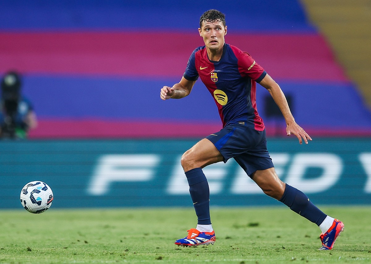 Andreas Christensen en action pour le FC Barcelone