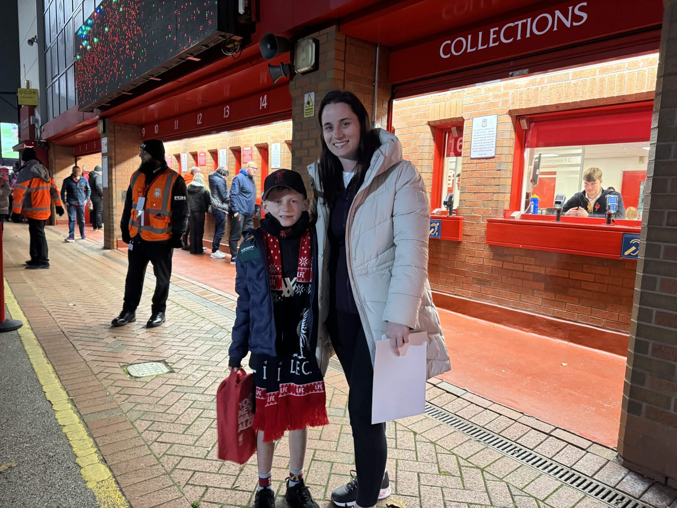 Liz et Liam à Anfield