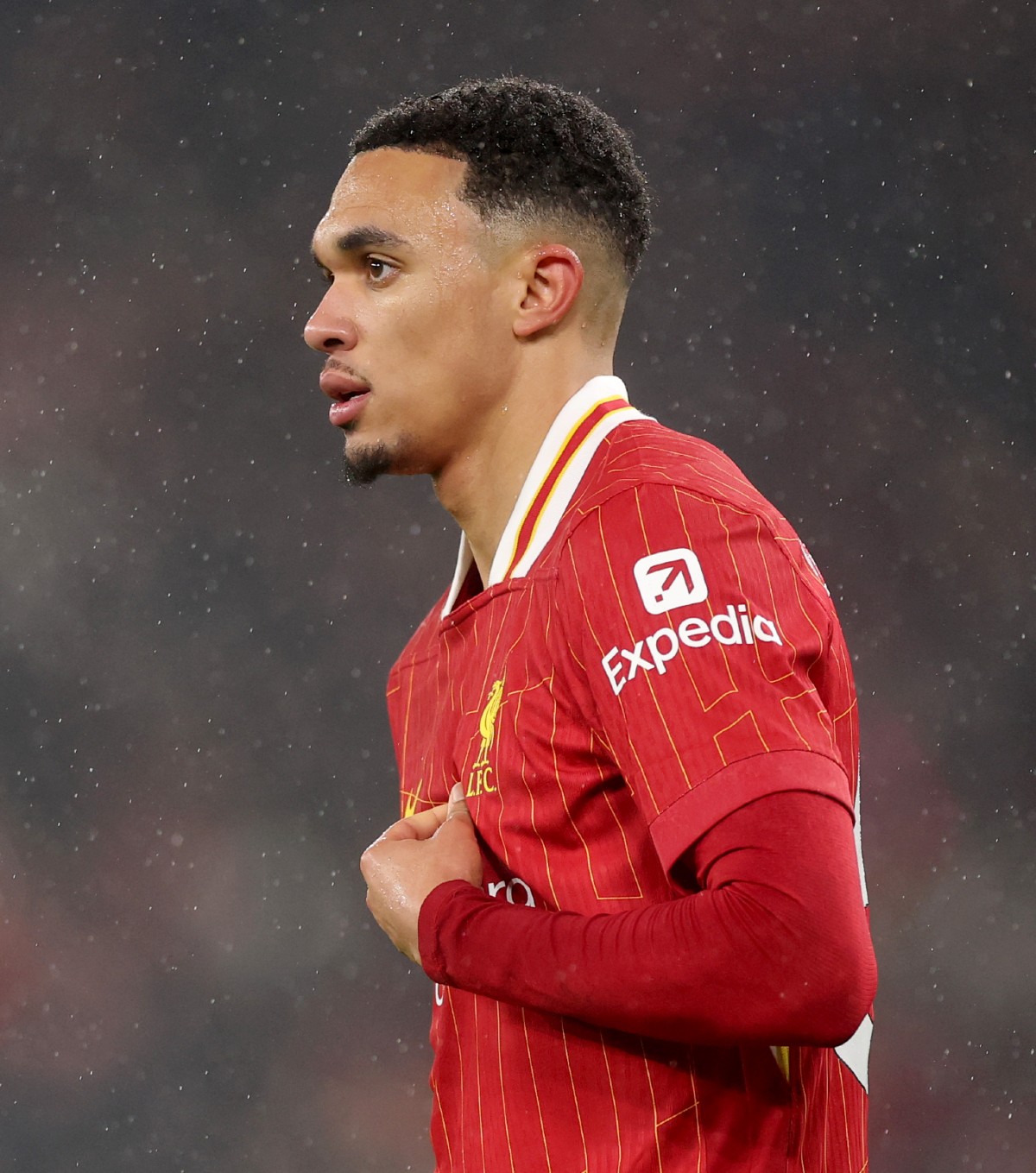 Trent Alexander-Arnold en action contre Manchester United