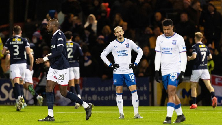 Les Rangers ont concédé le premier but à Dens Park