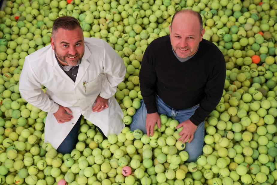 Richard Soucy et Alexandre Bourgeois au travail.