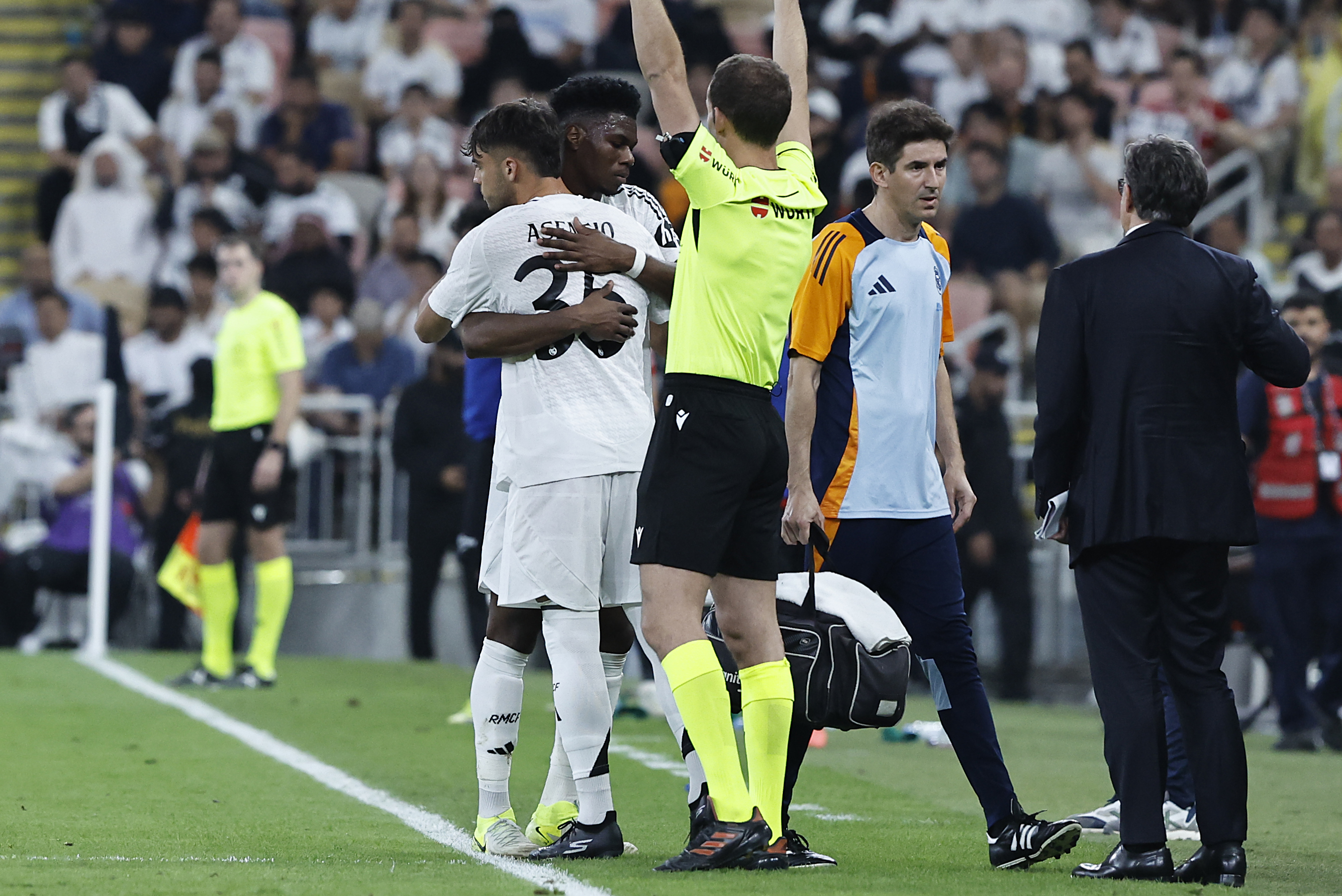 Semifinal de la Supercopa entre Real Madrid et Mallorca, en le Estadio King Abdullah de Jeddah.