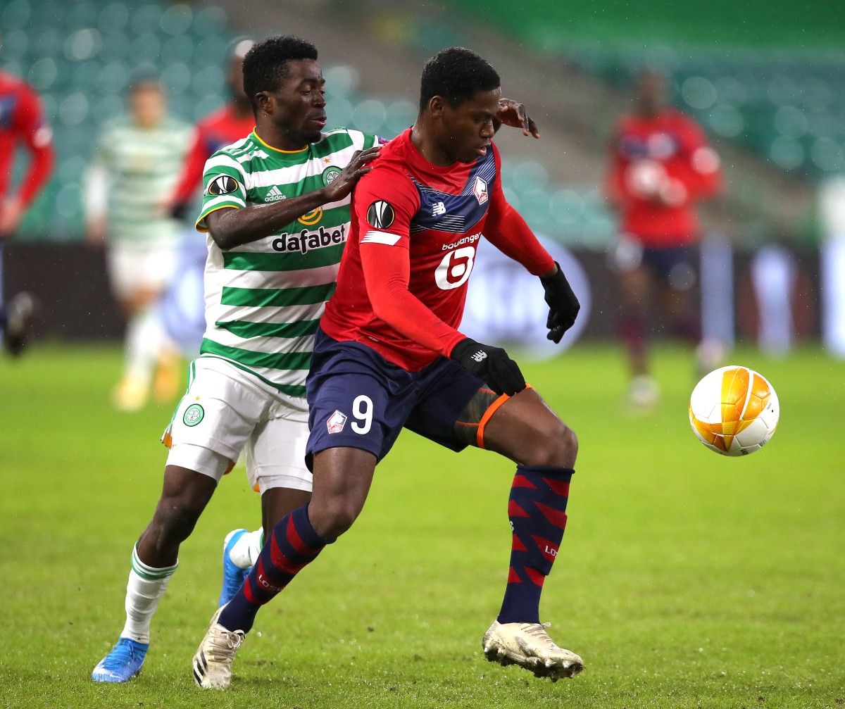 Jonathan David en action pour Lille