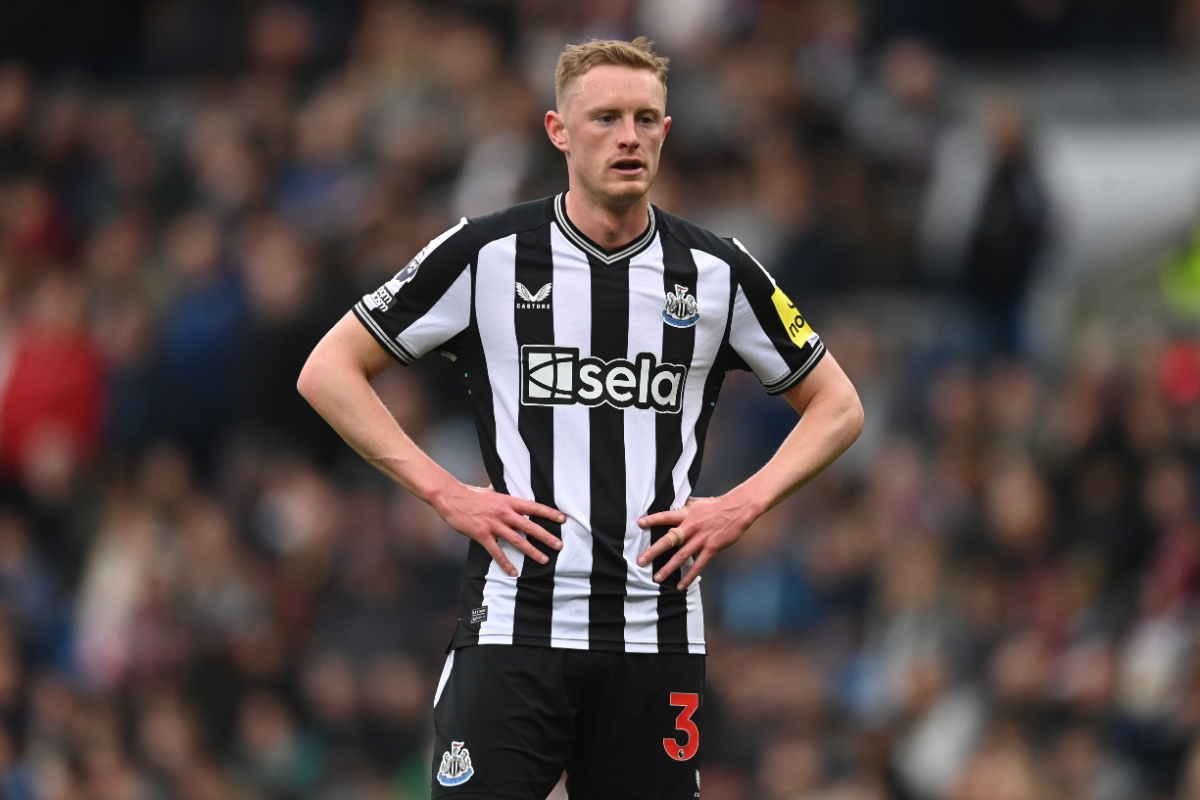 Sean Longstaff en action pour Newcastle