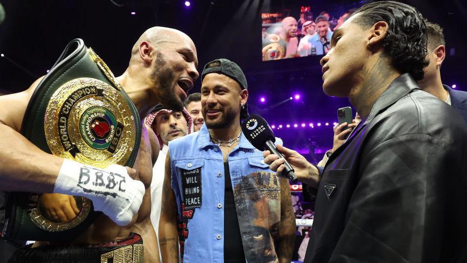 Chris Eubank Jr et Conor Benn face à face