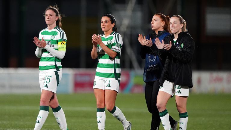 Celtic Women following the loss to Twente Women