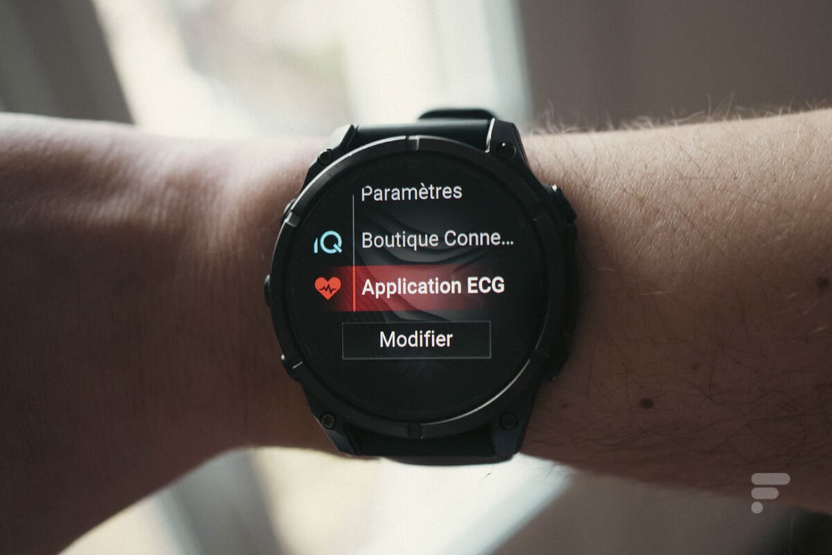 La mesure d'ECG sur une Garmin Fenix 8