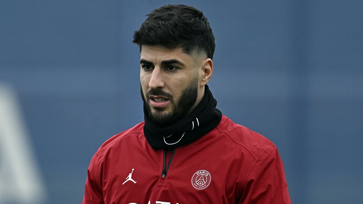 Aston Villa recrute Marco Asensio en prêt de PSG