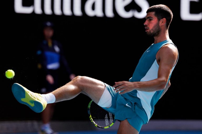 Carlos Alcaraz en quarts de finale à l-Open d-Australie