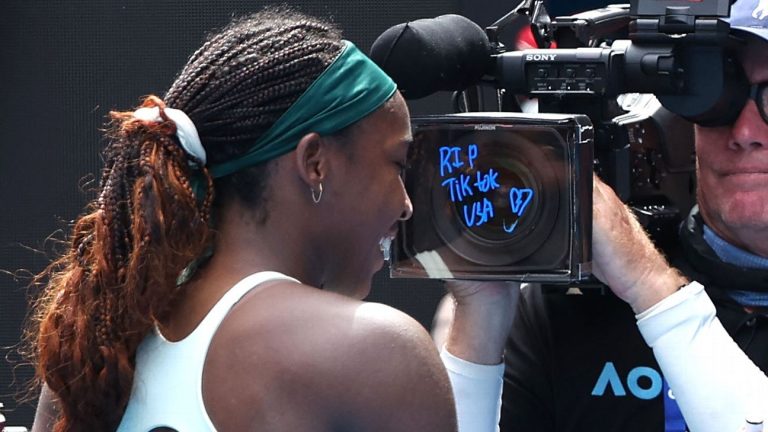 Coco Gauff espère un retour rapide de TikTok aux États-Unis