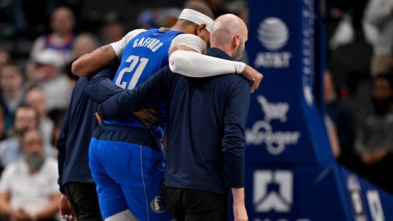 Daniel Gafford blessé - les Mavericks en difficulté