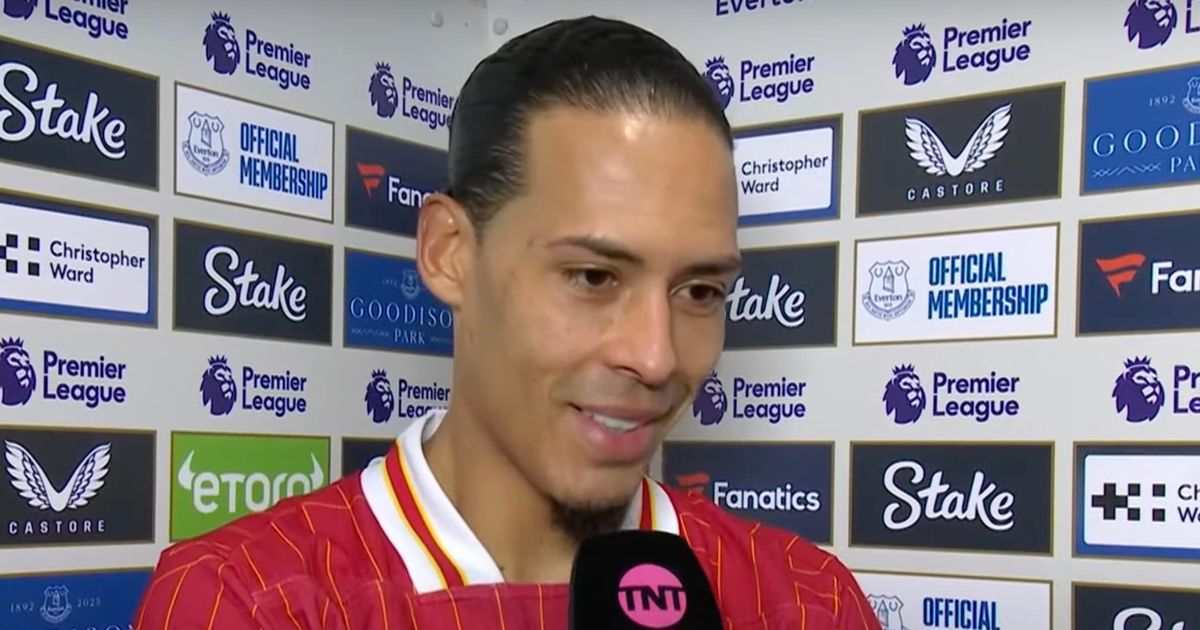 Everton se moque de Van Dijk après le derby de Merseyside