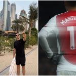 Gabriel Martinelli - Blessé- il partage une photo de Dubaï