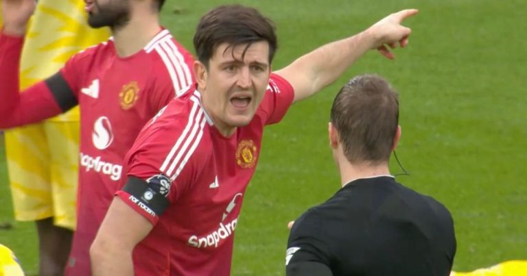 Harry Maguire s-en prend à Dalot après la défaite de Man Utd