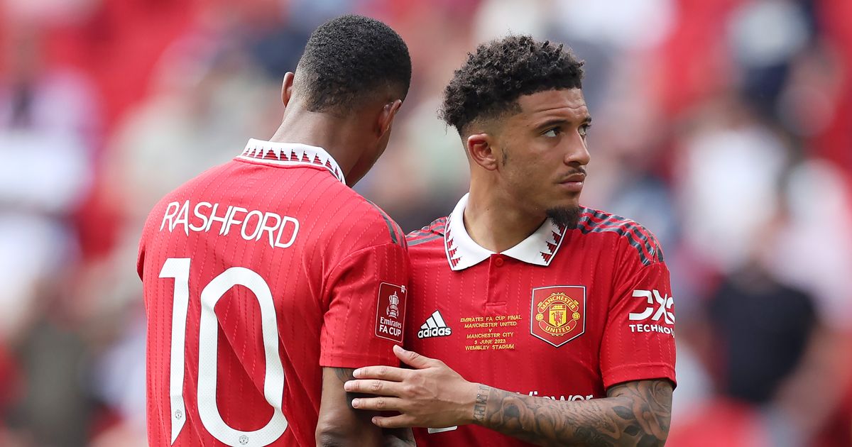 Jadon Sancho critiqué pour ses propos sur Marcus Rashford