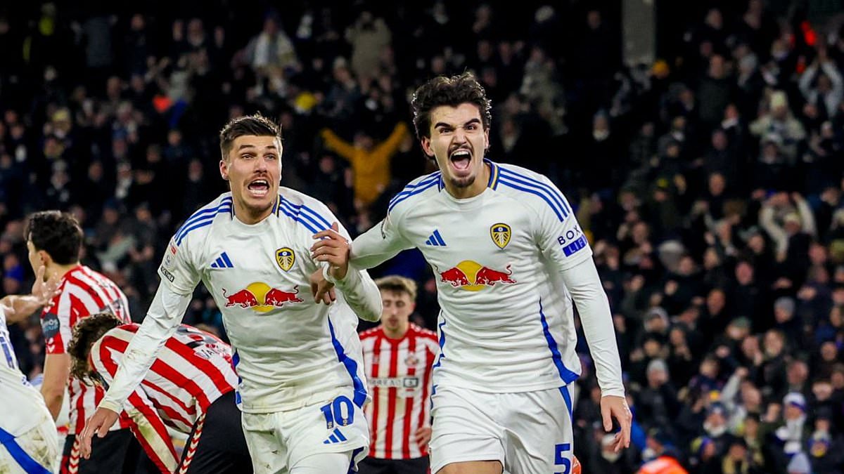 Leeds triomphe à la dernière minute contre Sunderland