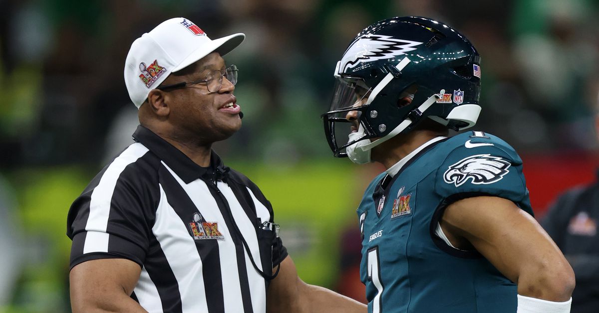 Les arbitres- un non-facteur dans la victoire des Eagles au Super Bowl