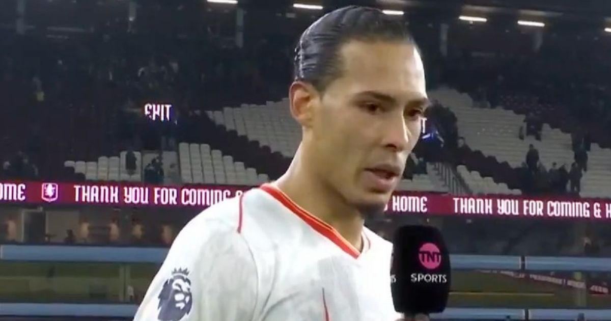 Liverpool - Van Dijk dénonce une occasion manquée contre Aston Villa