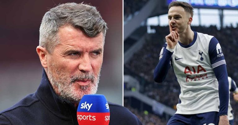 Maddison célèbre son but face à Man Utd- répond à Roy Keane