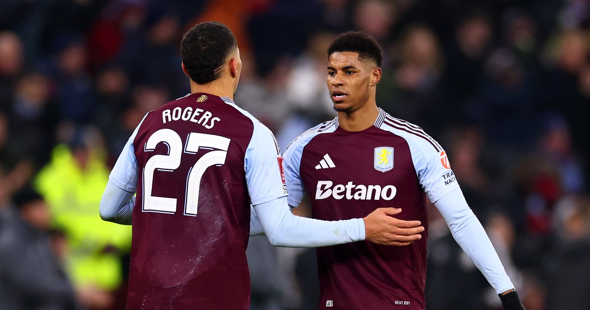 Morgan Rogers s-exprime sur Marcus Rashford à Aston Villa