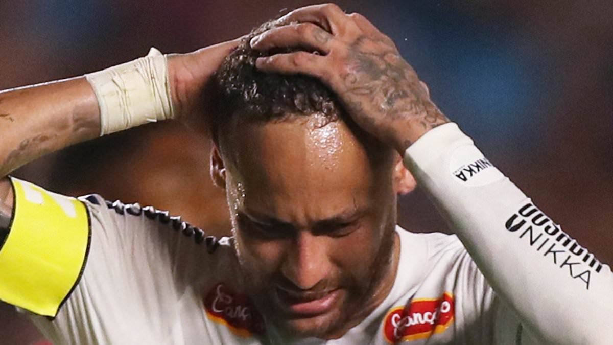 Neymar déçoit pour son retour à Santos - statistiques alarmantes