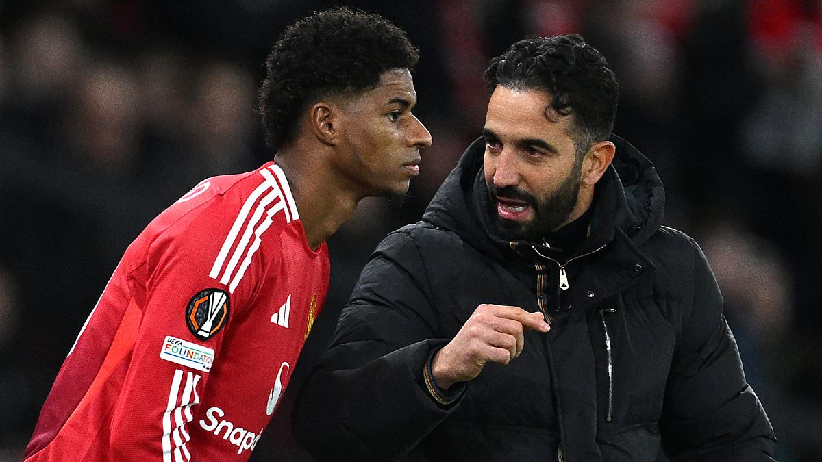 Ruben Amorim se réjouit du départ de Marcus Rashford à Aston Villa