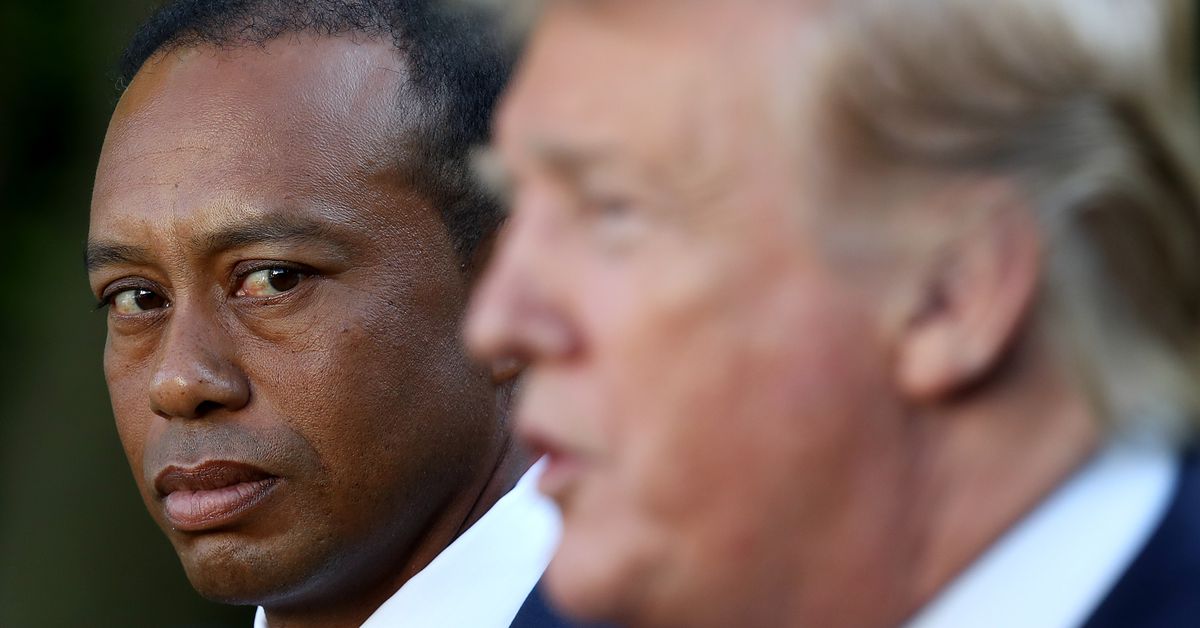 Trump et Woods discutent l-avenir du golf professionnel