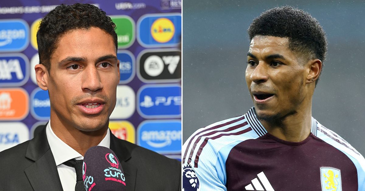 Varane surpris par le départ de Rashford vers Aston Villa