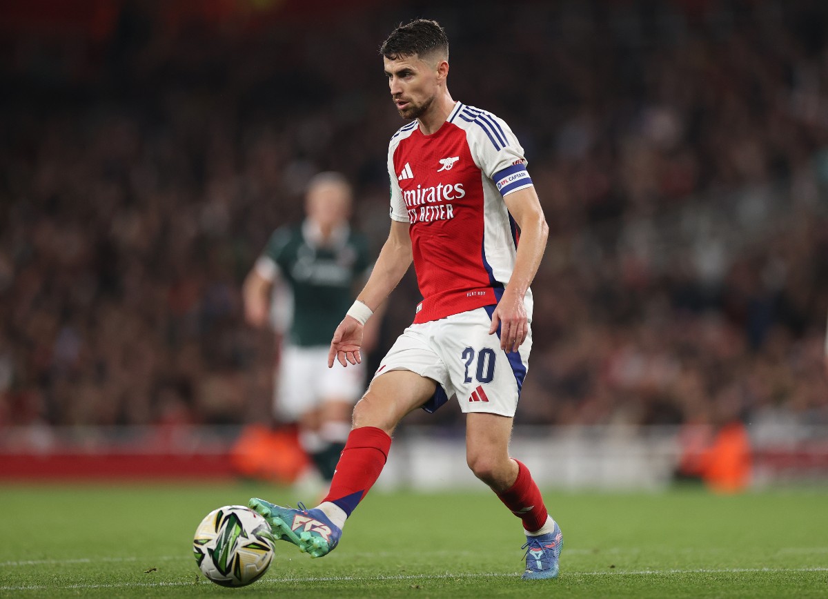 Jorginho en action avec Arsenal