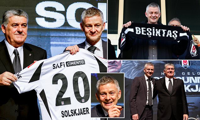 Ole Gunnar Solskjaer lors de sa présentation à Beşiktaş