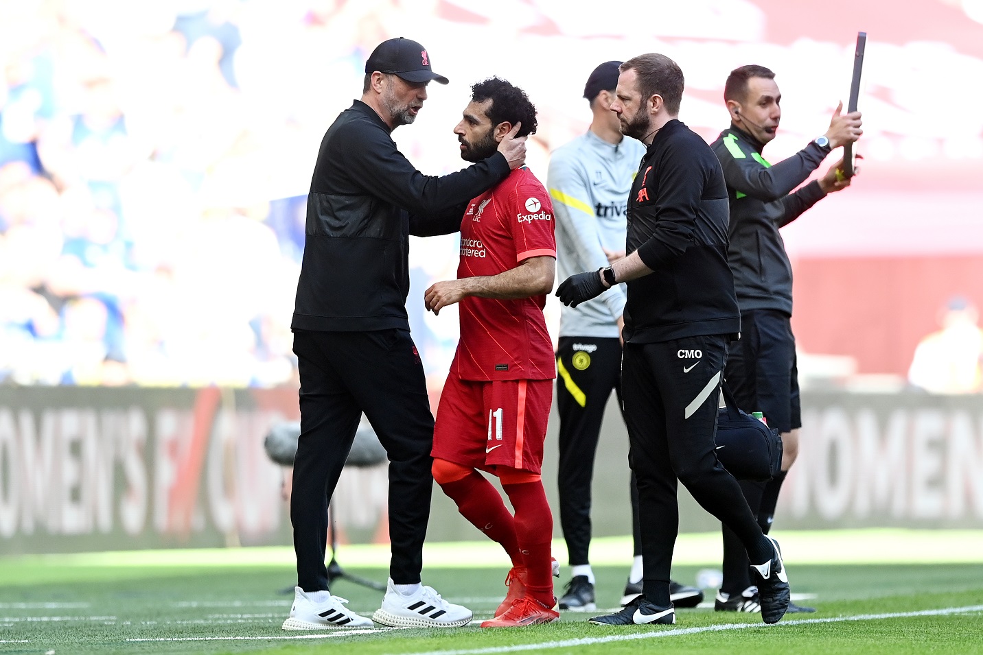 Mohamed Salah et Jurgen Klopp à Liverpool