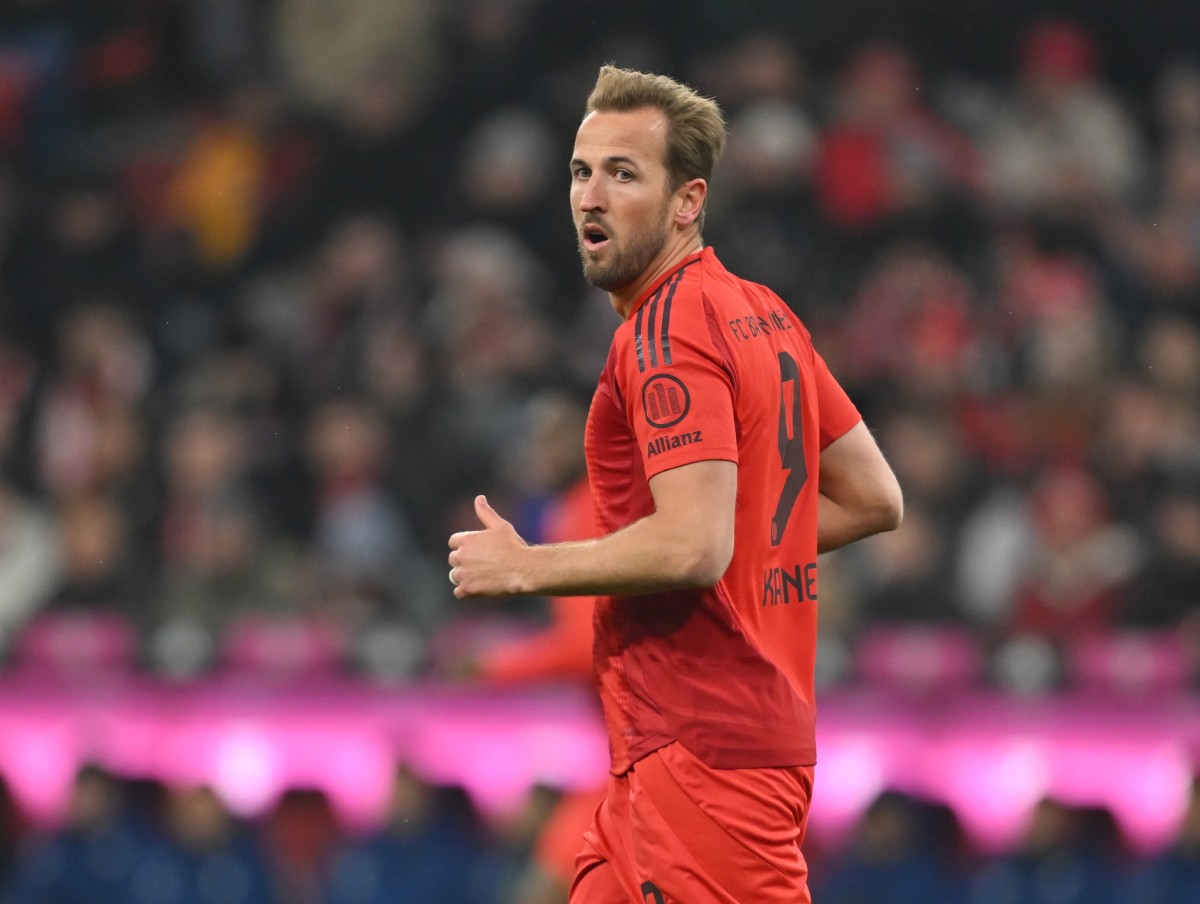 Harry Kane en action pour le Bayern Munich