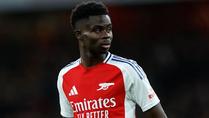 Bukayo Saka n'a pas joué depuis décembre