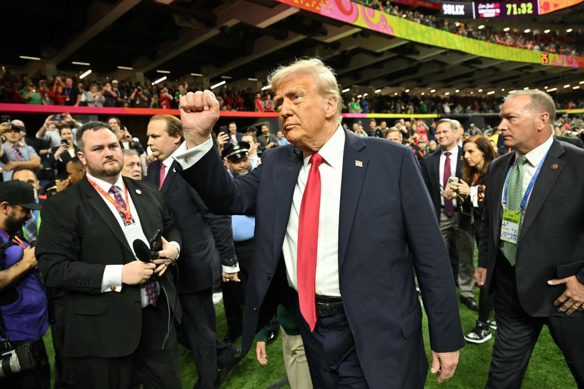 Donald Trump au Super Bowl LIX