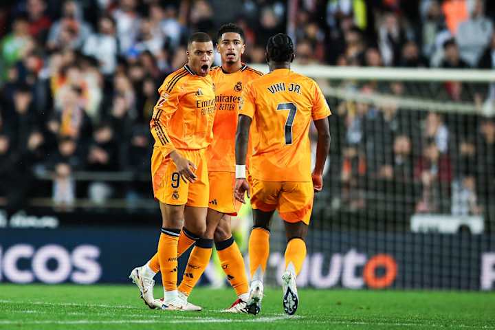 Kylian Mbappe, Jude Bellingham, Vinicius Junior