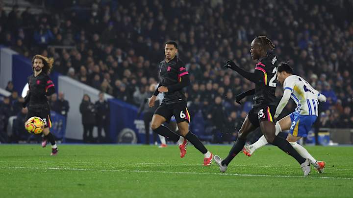 Kaoru Mitoma (far right) scored a superb opener