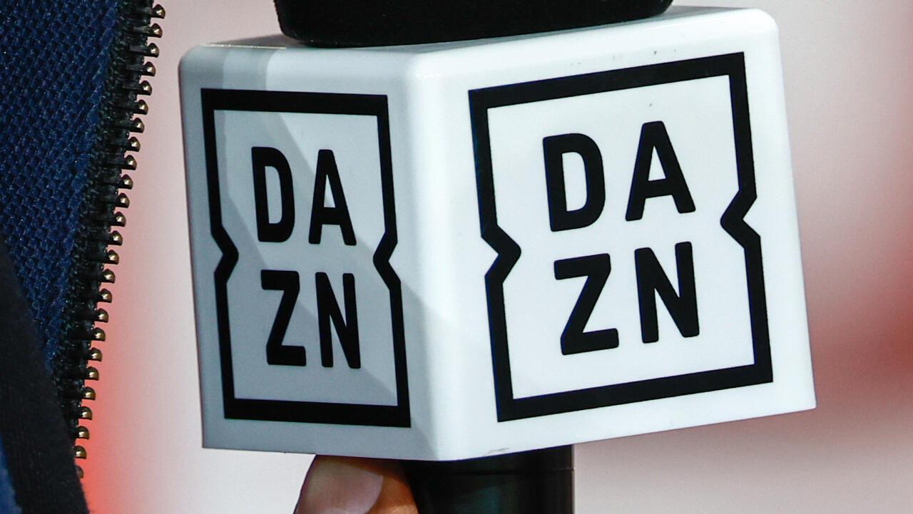 Un micro de DAZN, le principal diffuseur de la Ligue 1