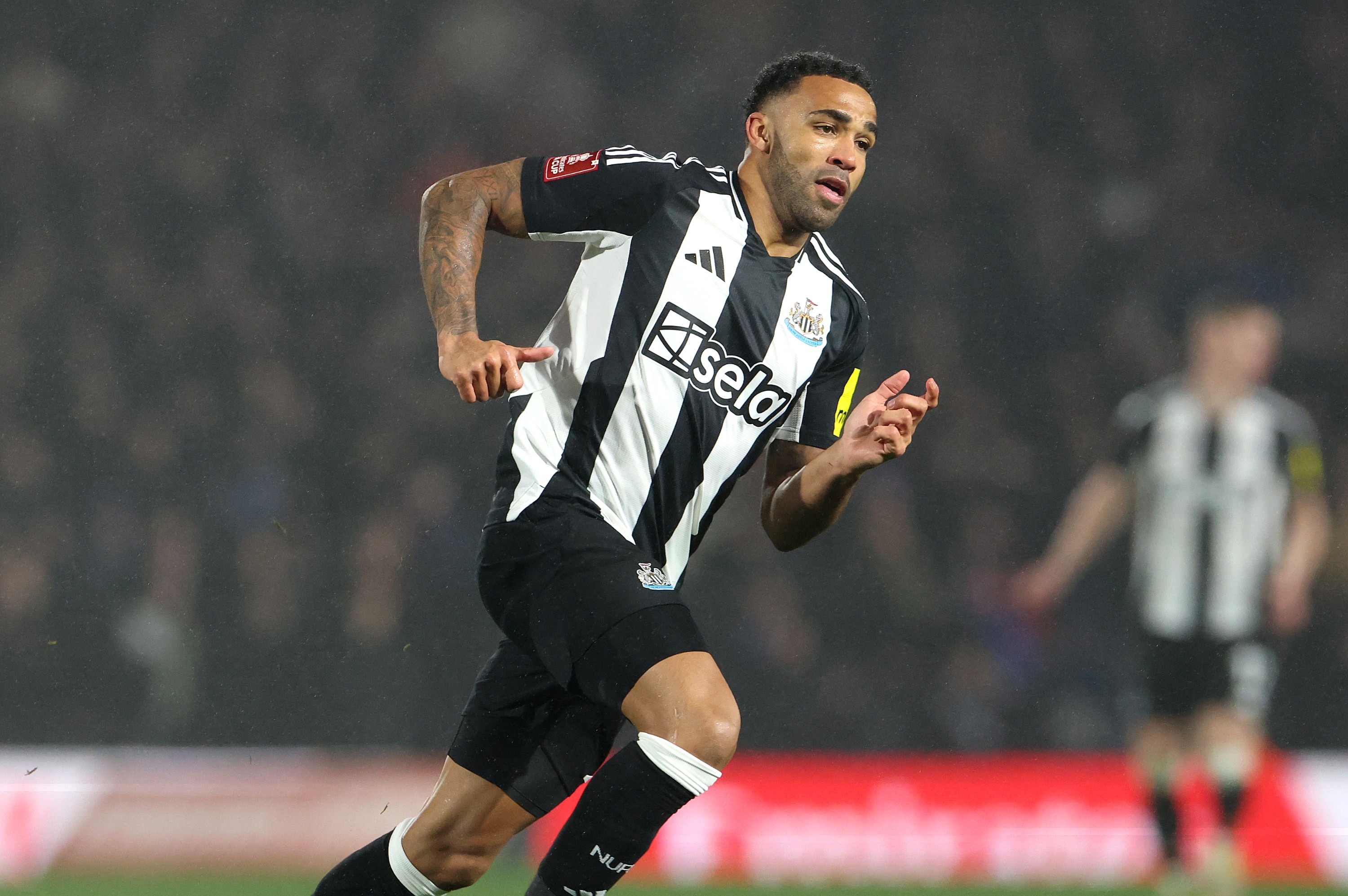 Callum Wilson de Newcastle United lors du match de la quatrième ronde de la FA Cup contre Birmingham City