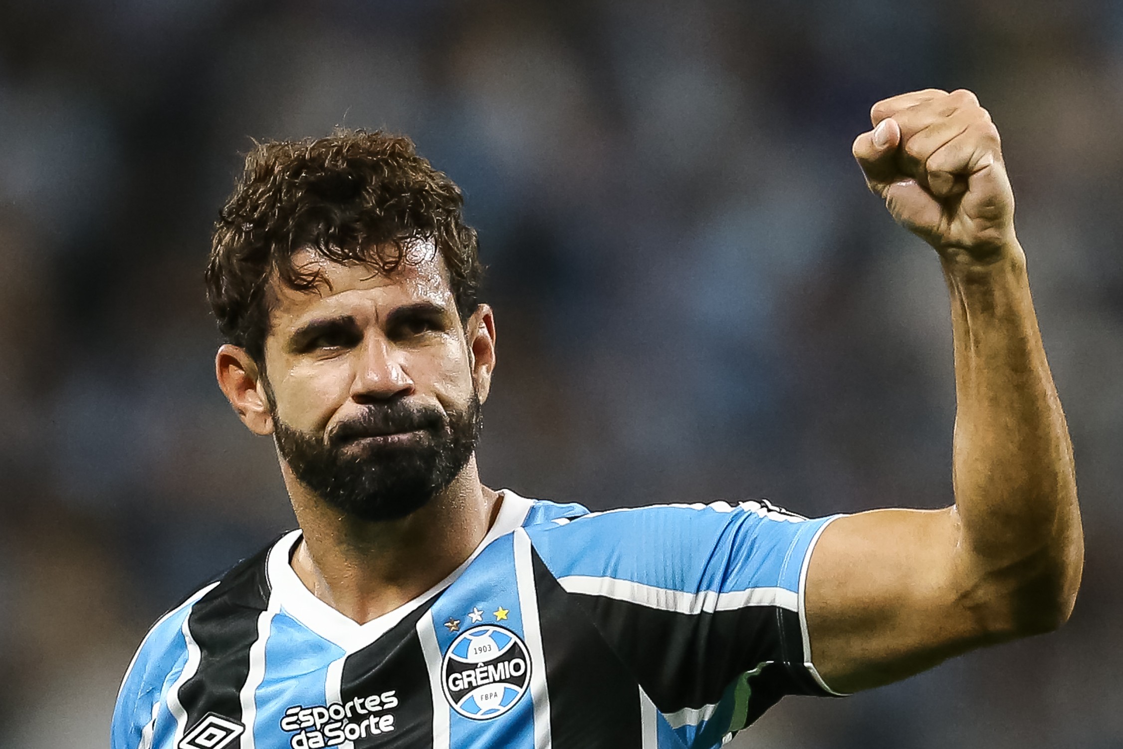 Diego Costa fête un but contre Flamengo