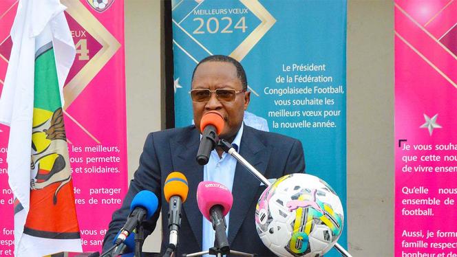 Jean Guy Blaise Mayolas, le président de la Fédération congolaise de football (photo non datée).