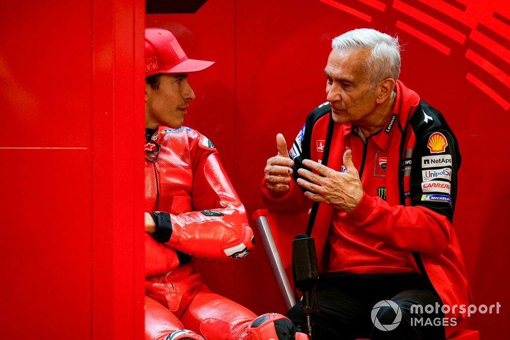 Marc Marquez, Ducati Team, Davide Tardozzi, Team manager Ducati Team