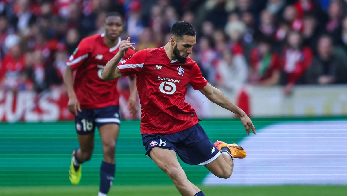 Nabil Bentaleb, milieu de terrain du LOSC, va pouvoir retrouver son équipe. © AFP - Ibrahim Ezzat / NurPhoto