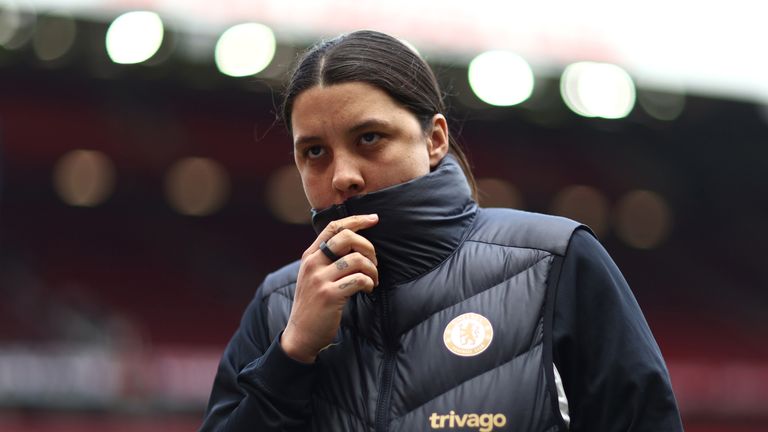 Chelsea striker Sam Kerr has appeared in court charged with alleged racially aggravated harassment of a police officer.